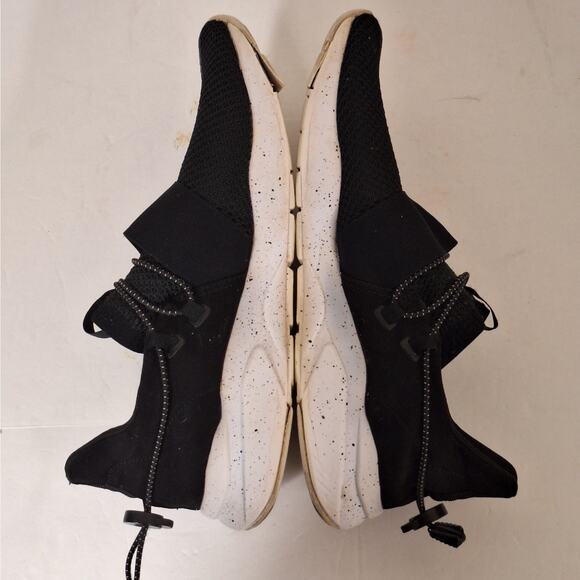 Fabletics Womens Zuma Studio Sneaker II 10 Black White Slip On Mesh Athletic - Picture 7 of 8